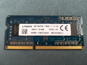 PAMIĘĆ RAM Kingston 4GB DDR3 SODIMM PC3L-12800S