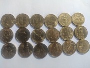 2 zł 18 sztuk monet śmigus dyngus i inne