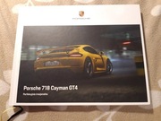 2020 Porsche Cayman GT4 Prospekt POLSKI 82 strony twarda okładka