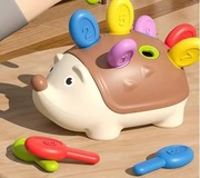 Jeż montessori zabawka sensoryczna edukacyjna cyfry sorter 18m+