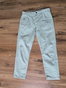 Cropp spodnie męskie chinos 30 beż jasna zieleń comfort fit 