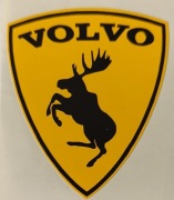 VOLVO zestaw 3 pięknych naklejek z łosiem. Idealny do samochodu.