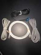 Zestaw przewodów telefonicznych RJ-11 4szt + 4 filtry