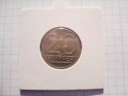 Polska moneta 20 zł złotych 1989 mała