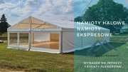 Wynajem hala namiotowa namiot ekspresowy stoły krzesła leżaki podłoga
