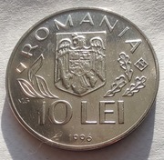 RUMUNIA 10 Lei 1996 okołoMENNICZA