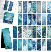 MAGNETYCZNE ZAKŁADKI MAGNESY DO KSIĄŻEK KOLOROWE KLIPSY OCEAN 30 SZT