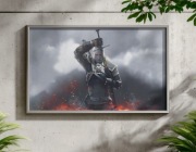 Plakat Wiedźmin 3 Dziki Gon A3 Papier Fotograficzny 