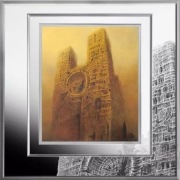 Katedra – Zdzisław Beksiński 1 oz Ag 999