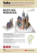 011 BUKO - model kartonowy Bazylika Mariacka - Kraków