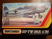 Model Focke-Wulf FW 190A-4/R6 Matchbox lata 80-te 1:72 RARYTAS !