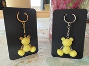 Brelok/zawieszka żywica Miś /handmade