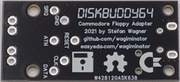 Płytka PCB DiskBuddy64, interfejs pomiędzy stacją 1541 a PC