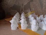 Baranki baranek figurki dekoracje gipsowe do malowania 