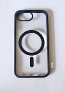 Etui/case przezroczyste z magsafe czarne iPhone 16E
