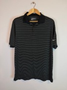 Koszulka polo Nike czarna w paski XL