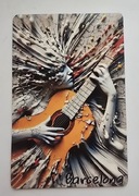 Magnes na lodówkę BARCELONA Hiszpania Spain Madryt Gitara Andaluzja (34).