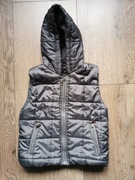 Kamizelka ocieplana z kapturem, na polarze 