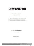 Instrukcja obsługi Manitou MLA 628-120 LSU Seria 3-E2 PL