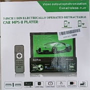 Radio samochodowe 1 din, 7 cali Carplay i kamerą cofania mp5. Pilot android