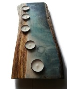 Świecznik drewniany