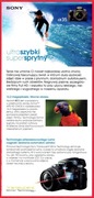 SONY alpha 35 - folder / katalog - 2012 rok