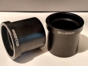 Adapter 23,2mm-30mm metal mikroskop okulary stereoskopowy stemi zeiss axio