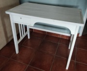 Drewniane biurko vintage PRL z wysuwanymi blatami | do renowacji | Bielany