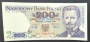 PRL BANKNOT 200 Złotych 1988
