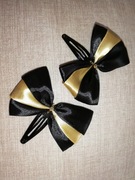 Spinki do włosów, czarny ze złotym