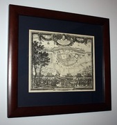 Plan Warszawy 1696 r. - Dahlberg - Urbs Warsavia Sedes Regum Poloniae oryg.