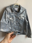 Kurtka metaliczna niebieska NOWA Mohito rozmiar S kurtka jeansowa