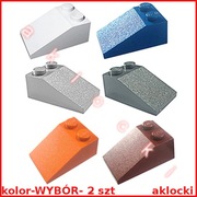 LEGO 3298 SKOS 33 3x2 biały brązowy niebieski szary LBG DBG pomarańczowy