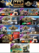 Euro Truck Simulator 2 ( WSZYSTKIE 8 MAP DLC | Zestaw z West Balkans)