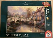 Puzzle Schmidt Kinkade, Cobblestone Brooke, 1000