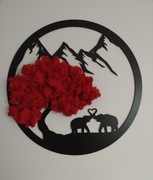 Żywy obraz chrobotek 