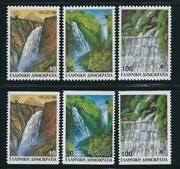 Grecja 1988 - wodospady, Mi 1692-1694 A,C **
