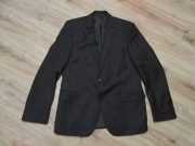 DRYKORN FOR BEAUTIFUL PEOPLE męska marynarka czarna w paski 100% wełna_ 54