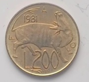 San Marino - 200 lira - 1981r. 