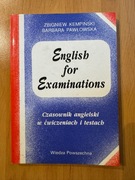 ENGLISH FOR EXAMINATIONS - KEMPIŃSKI