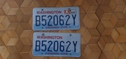 Washington para tablic rejestracyjnych usa oryginal