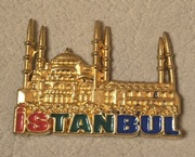 Magnes na lodówkę metalowy Istanbul Stambuł Turcja Konstantynopol(40)