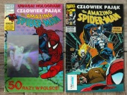 SPIDER-MAN 8/94 i 9/94 TM-Semic - Dusze Venoma z HOLOGRAMEM - UNIKAT