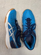 Niebieskie buty sportowe halowe halówki żelowe Asics Gel 39 jak nowe