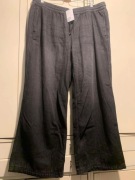 H&M spodnie jeans dżins wide leg kuloty jogger szwedy casual oversize