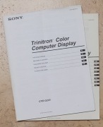 Monitor Sony CPD-G220 Instrukcja Obsługi Manual