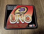Mattel UNO 35 years of uno Anniversary Collectors Edition 2005r.Metalowe