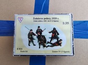 MODEL S - ŻOŁNIERZE POLSCY 1939 - ZESTAW IV - 5 FIGUREK 