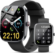 Smartwatch T70 Czarny, Wodoodporny z Funkcjami Zdrowotnymi
