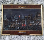 Plakat w Ramce Heroes III / Heroes 3 Nekropolia (Necropolis)